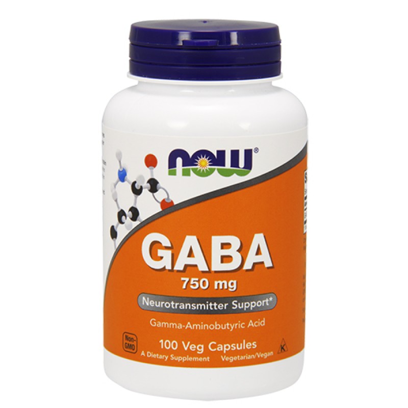 NOW - GABA 750mg (100 caps)