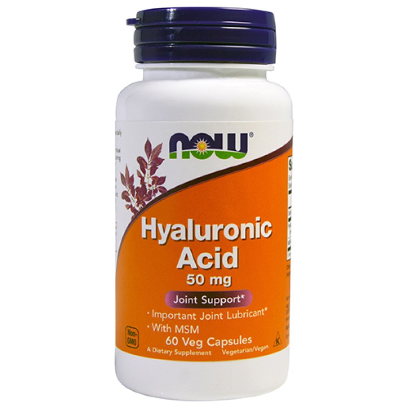 NOW - Hyaluronic Acid 50mg (60 caps)