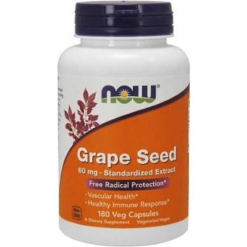 NOW - Grape Seed (180 caps)