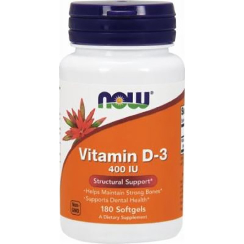 NOW - Vitamin D-3 400 IU (180 softgel)