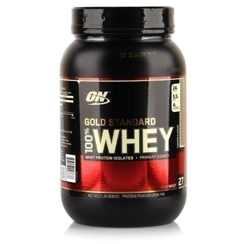 OPTIMUM NUTRITION - Whey Gold Cookies and Cream (909 g)