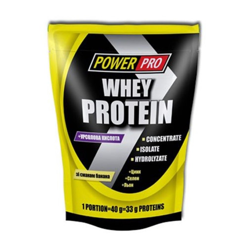 POWER PRO - Whey Protein Банан (1 kg)