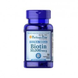 Biotin 10 000mcg (50 softgels)