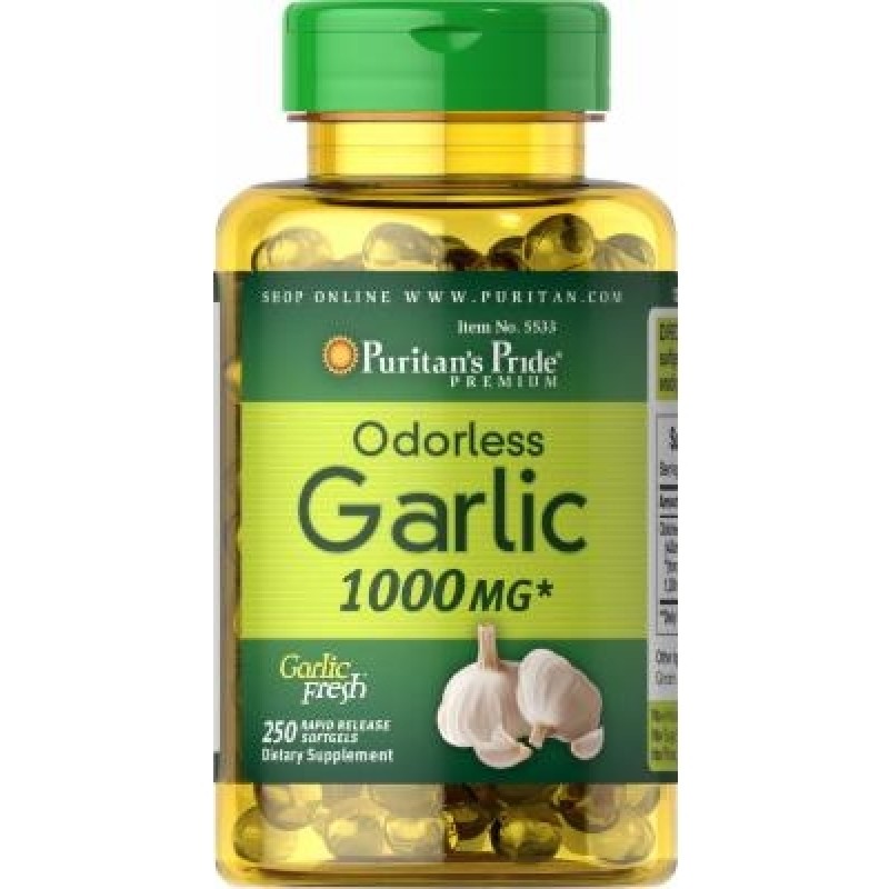 Puritans Pride - Odorless Garlic 1000 (100 softgels)