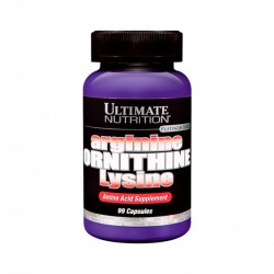 ULTIMATE NUTRITION - Arginine/Ornithine/Lysine (100 caps)