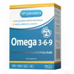 VP laboratory - Omega 3-6-9 (60 caps)